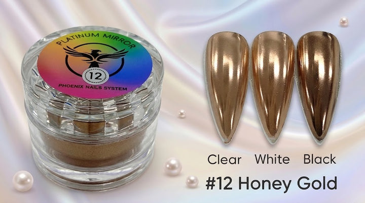 Phoenix - Chrome Platinum Mirror - Honey Gold 