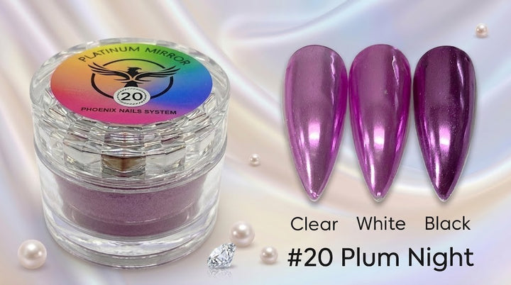 Phoenix - Chrome Platinum Mirror - Plum Night 