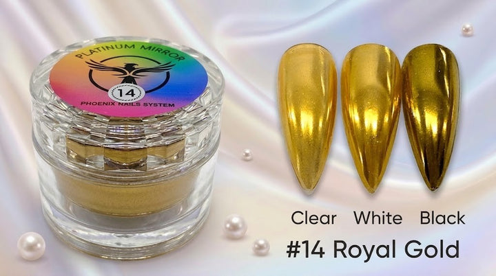 Phoenix - Chrome Platinum Mirror - Royal Gold 