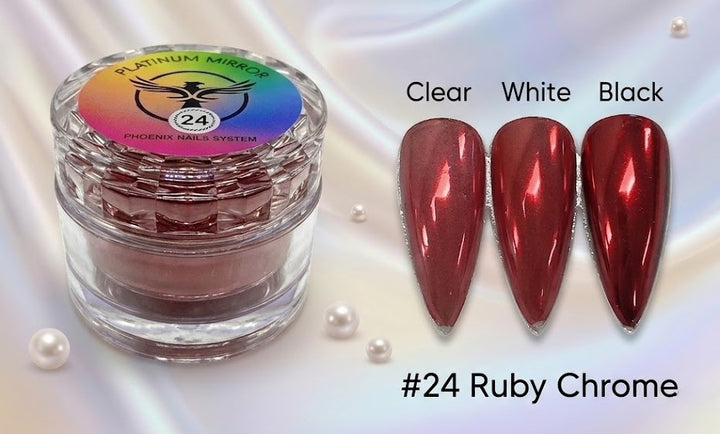 Phoenix - Chrome Platinum Mirror - Ruby Chrome 
