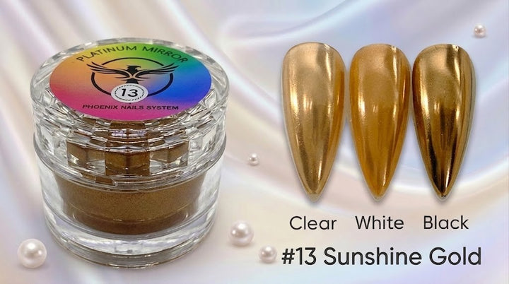 Phoenix - Chrome Platinum Mirror - Sunshine Gold 