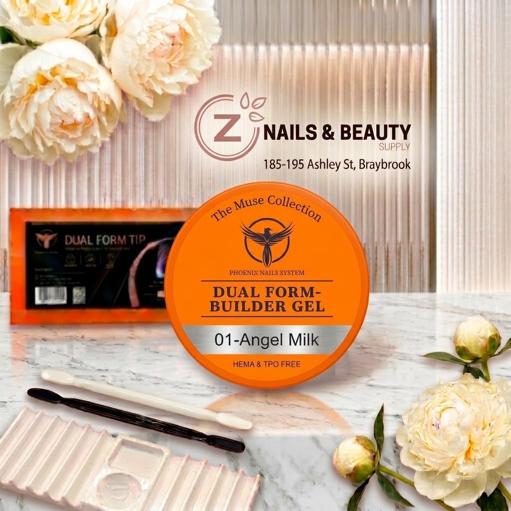 Phoenix - DUAL FORM BUILDER GEL - 01 Angel Milk - 50g
