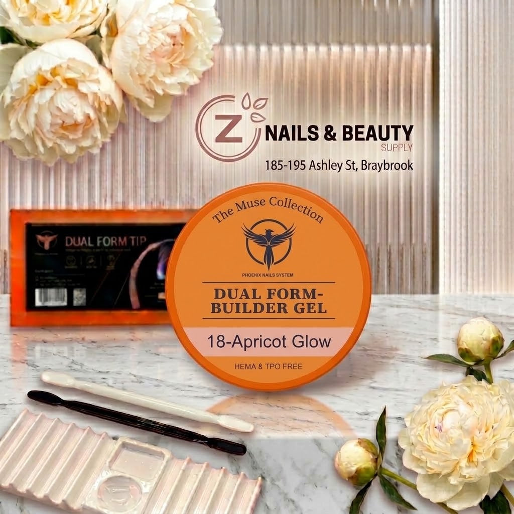 Phoenix - DUAL FORM BUILDER GEL - 18 Apricot Glow - 50g