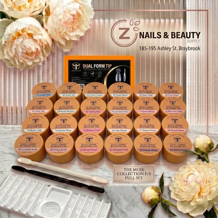 Phoenix - DUAL FORM BUILDER GEL - Fullset - 24 shade