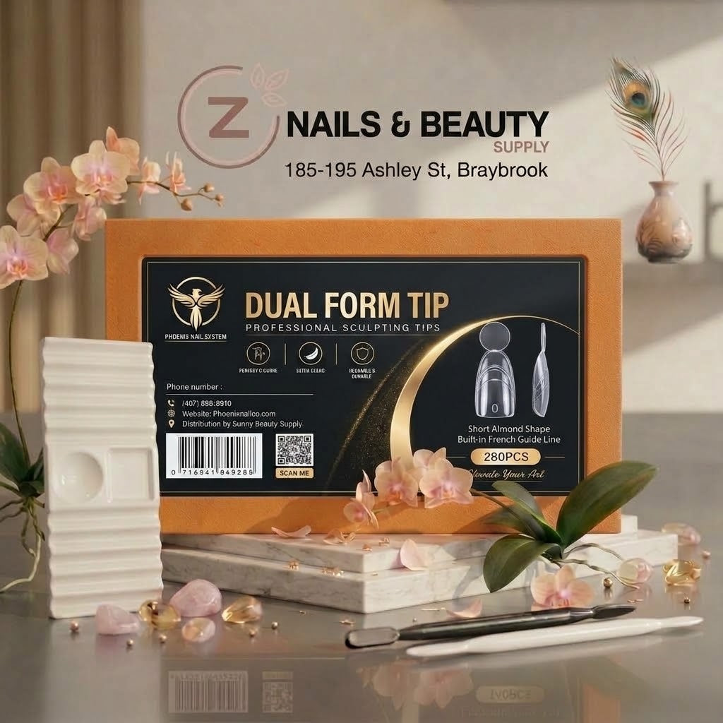Phoenix - DUAL FORM TIP - Short Almond Shape - 280pcs