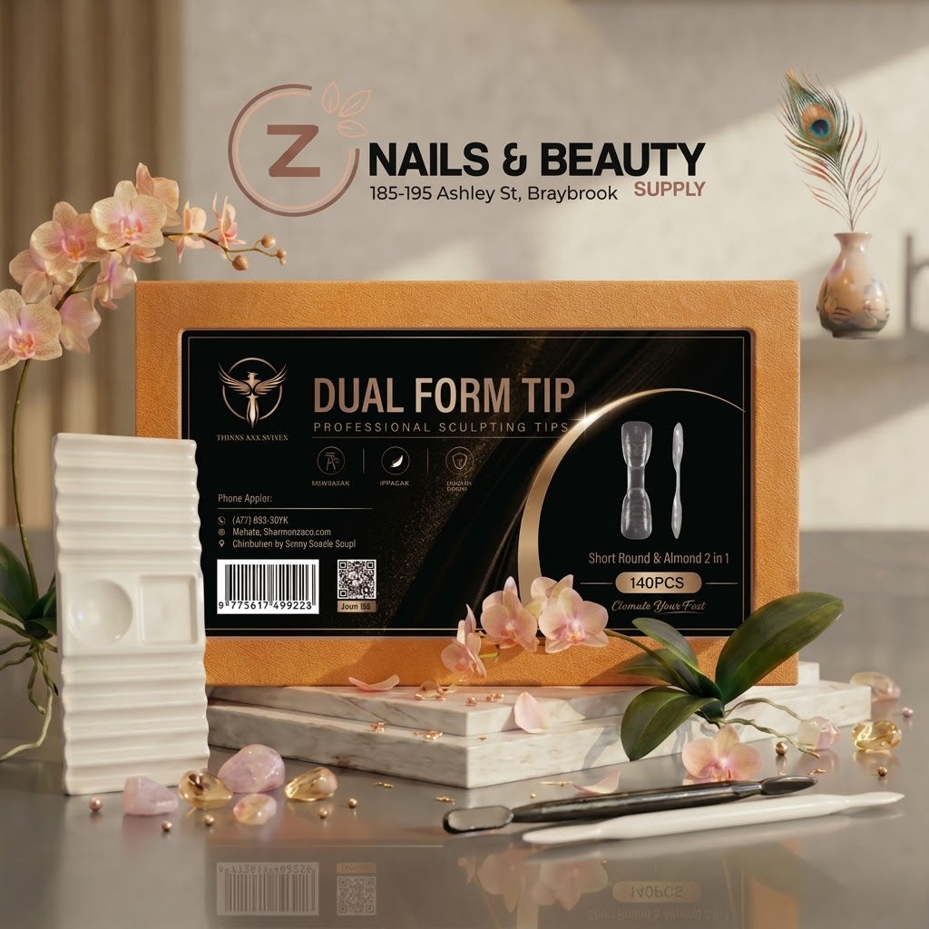 Phoenix - DUAL FORM TIP - Short Round &amp; Almond 2 in 1 - 140pcs