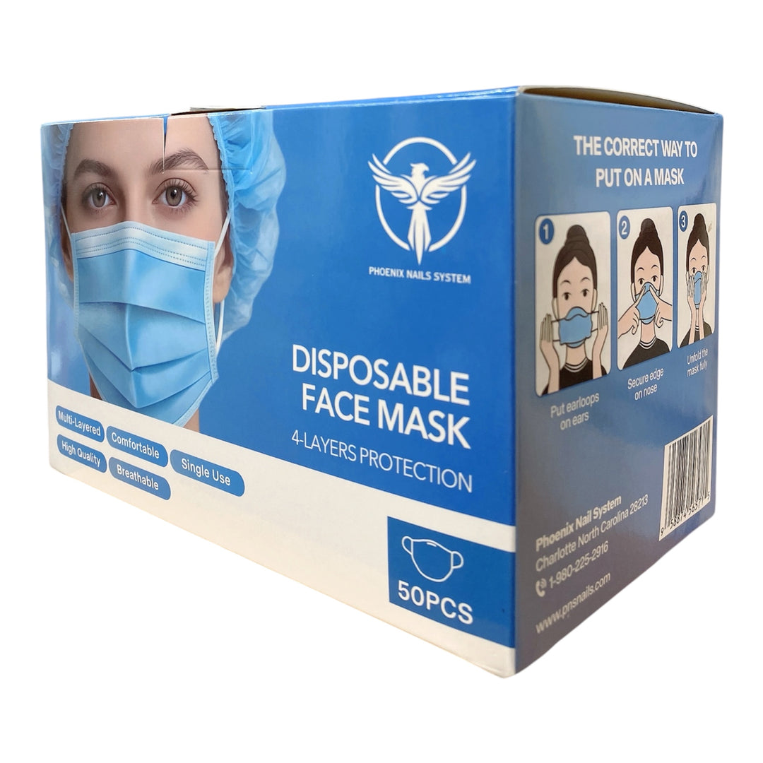 Phoenix -  Disposable Face Mask 4 layers - 50pcs