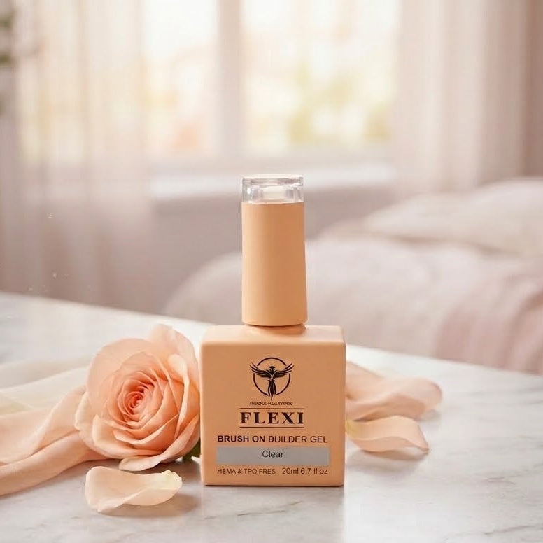 Phoenix Flexi- Brush On Builder Gel (Hema &amp;TPO Free) - CLEAR 20ml