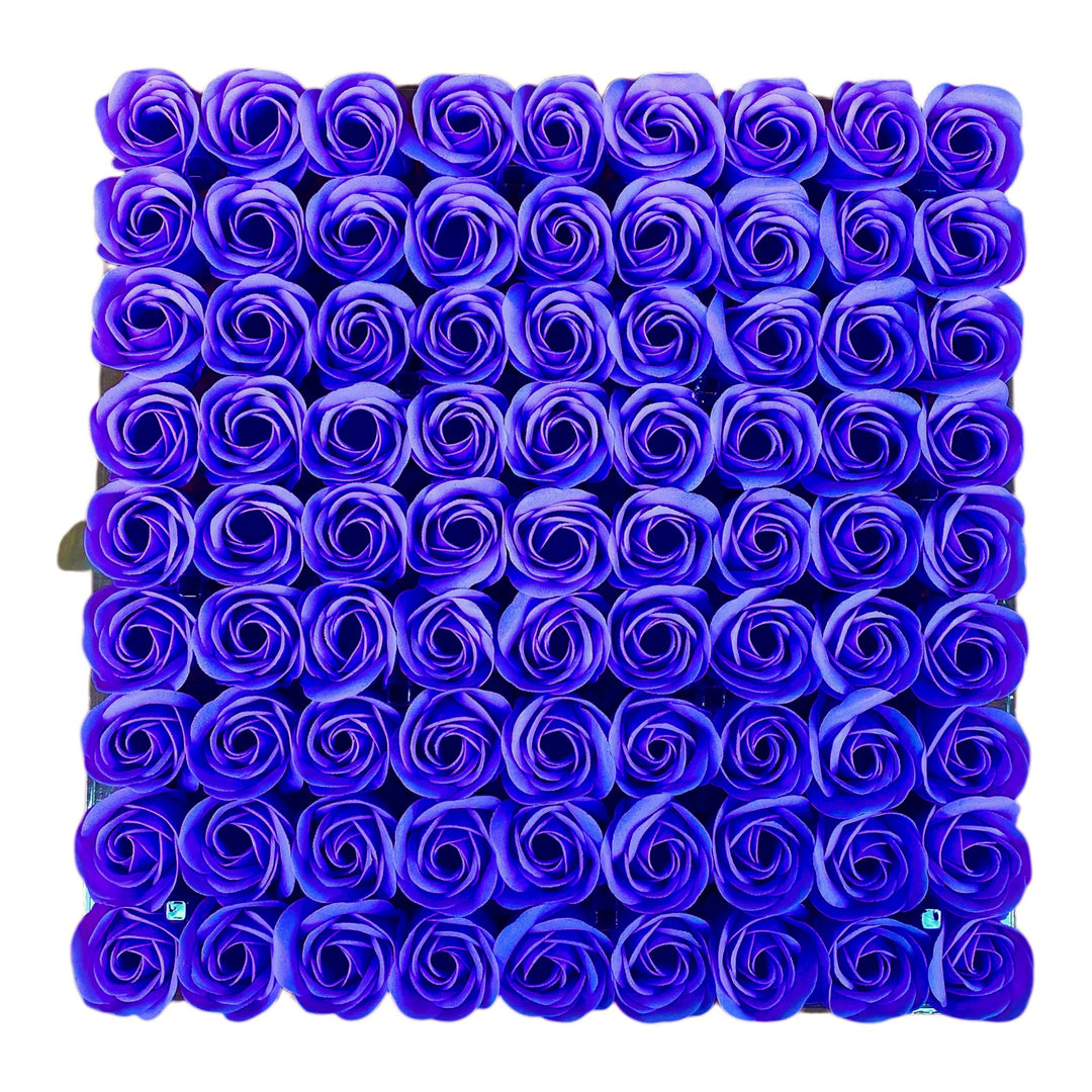 Professional Spa Soap Flowers - 81pcs Box