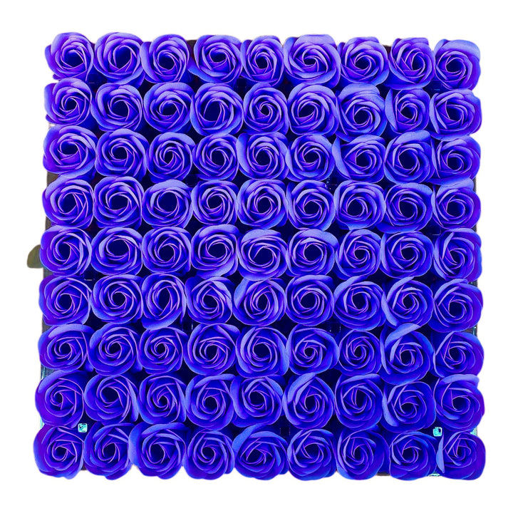 Professional Spa Soap Flowers - 81pcs Box