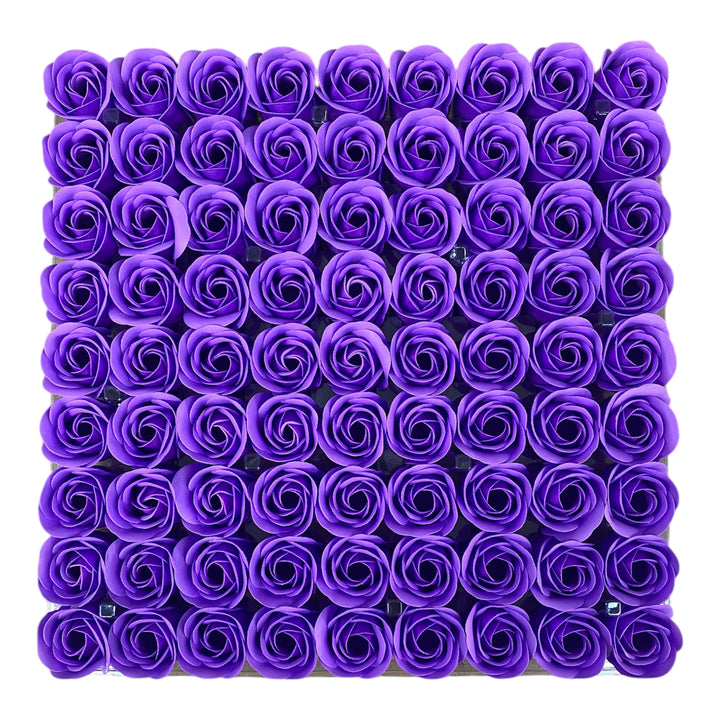 Professional Spa Soap Flowers - 81pcs Box