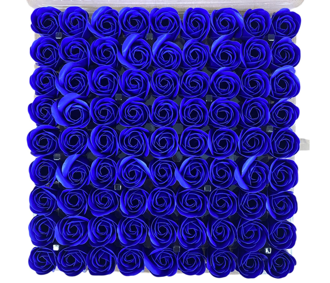 Professional Spa Soap Flowers - 81pcs Box