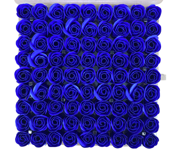 Professional Spa Soap Flowers - 81pcs Box