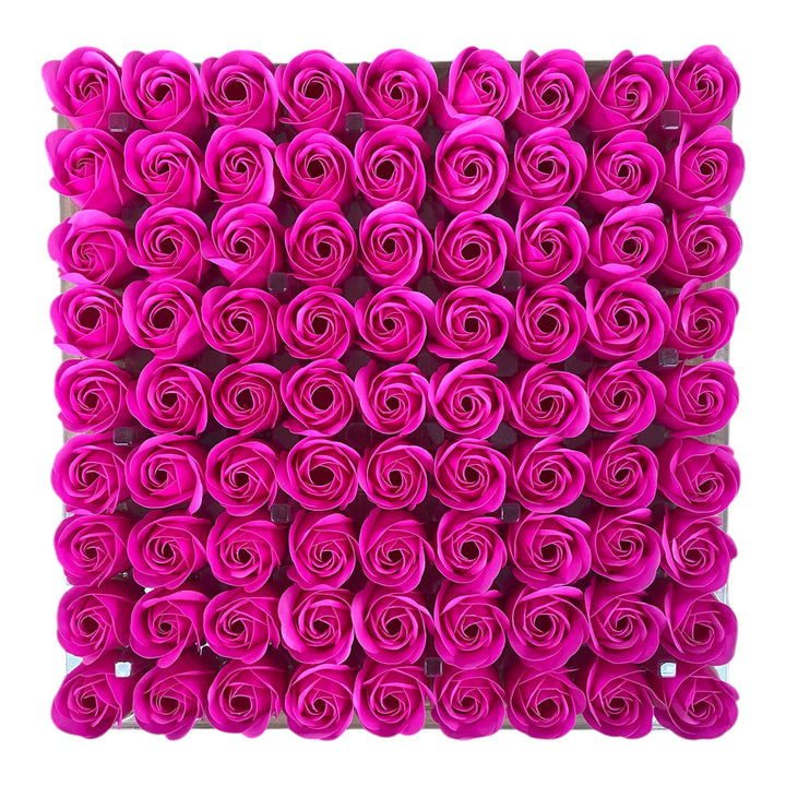 Professional Spa Soap Flowers - 81pcs Box
