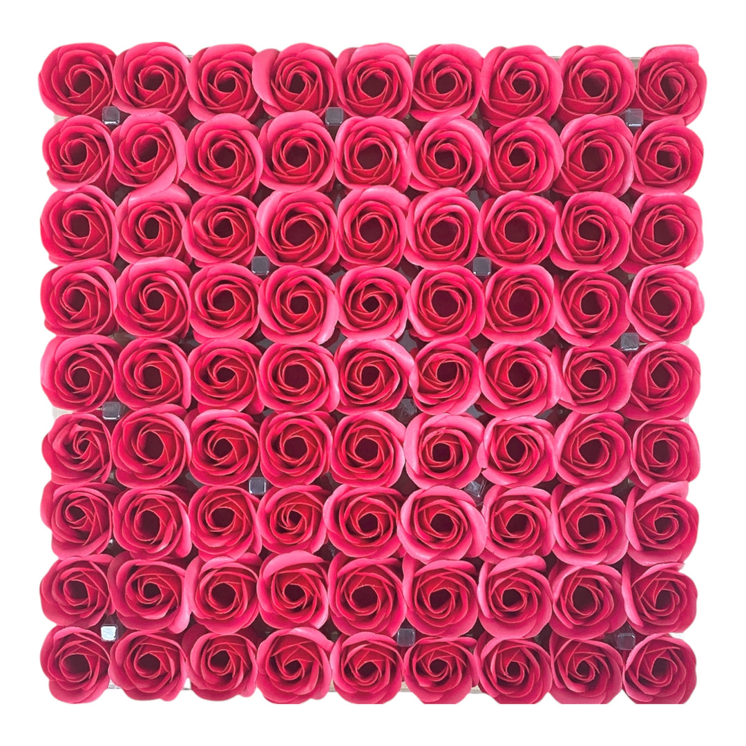 Professional Spa Soap Flowers - 81pcs Box