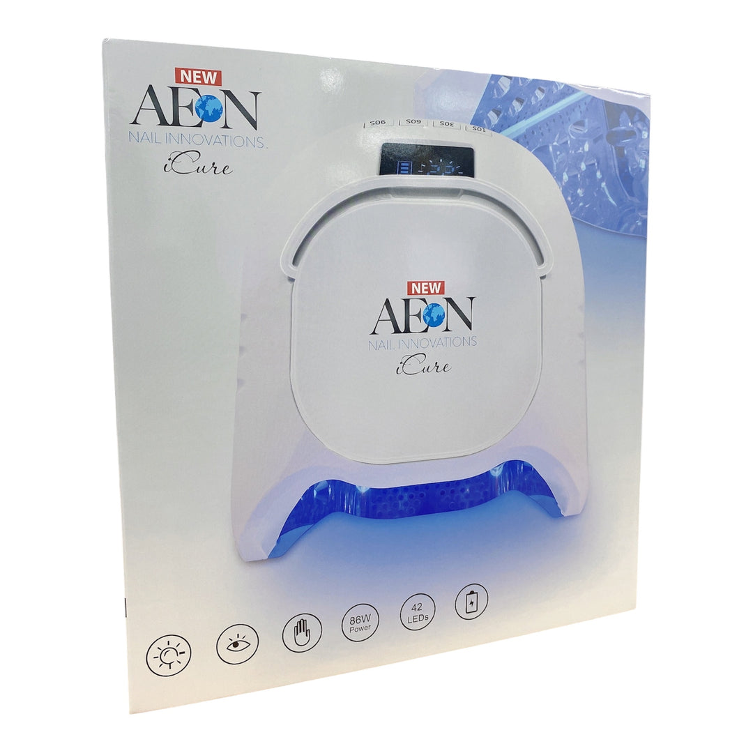 AEON iCure Hybrid 86w Cordless LED UV Lamp Light Gel Timer Polish