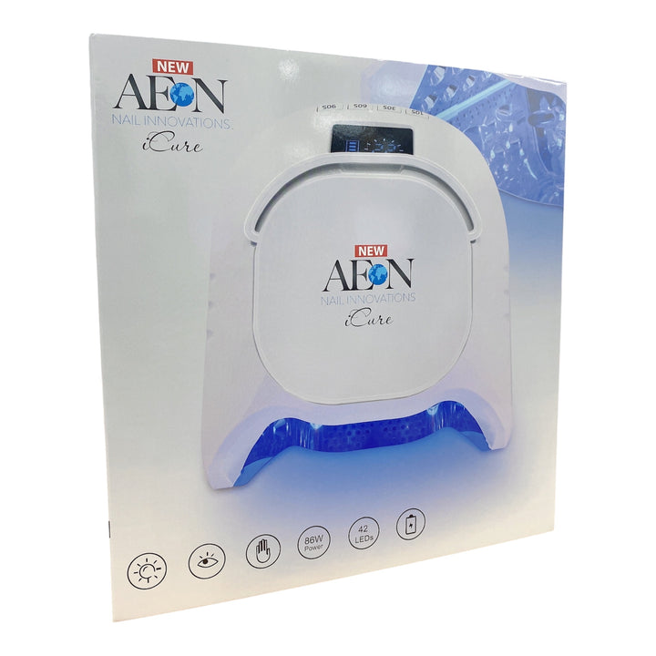 AEON iCure Hybrid 86w Cordless LED UV Lamp Light Gel Timer Polish