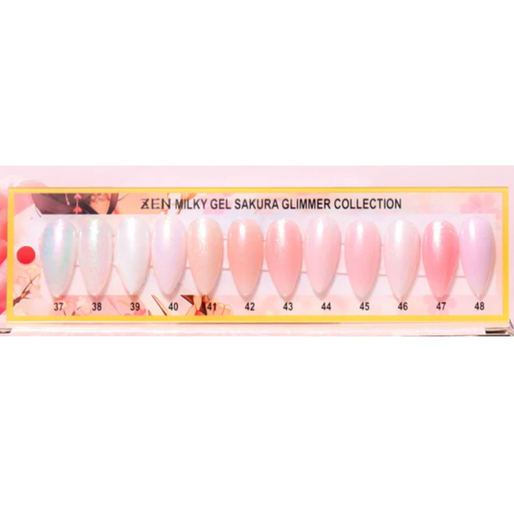 ZEN | Milky Gel Polish Sakura Glimmer Collection #45 Pink Aura