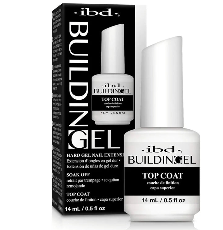 IBD Building Gel Top Coat - 14ml/0.5oz