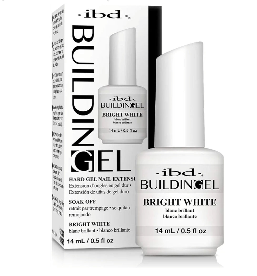 IBD Building Gel Bright White- 14ml/0.5oz