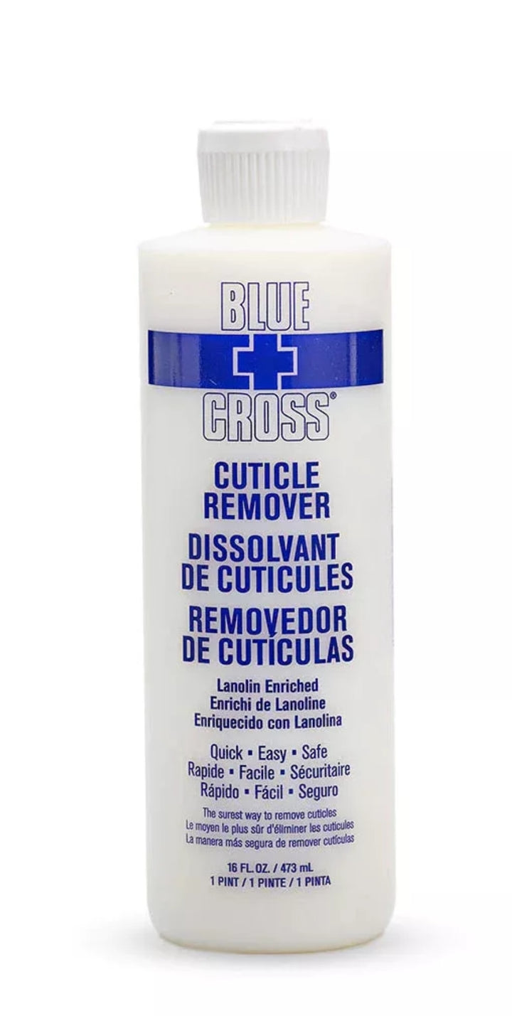 Blue Cross Cuticle Remover Lanolin Enriched Quick Easy Safe