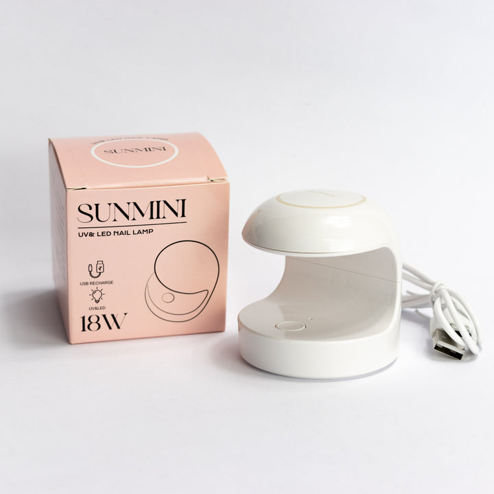 Sunmini UV + LED Nail Lamp (Flash Cure) - White