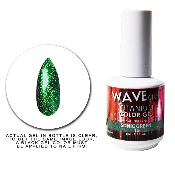 WAVEGEL Titanium Gel # 15 - Sonic Green