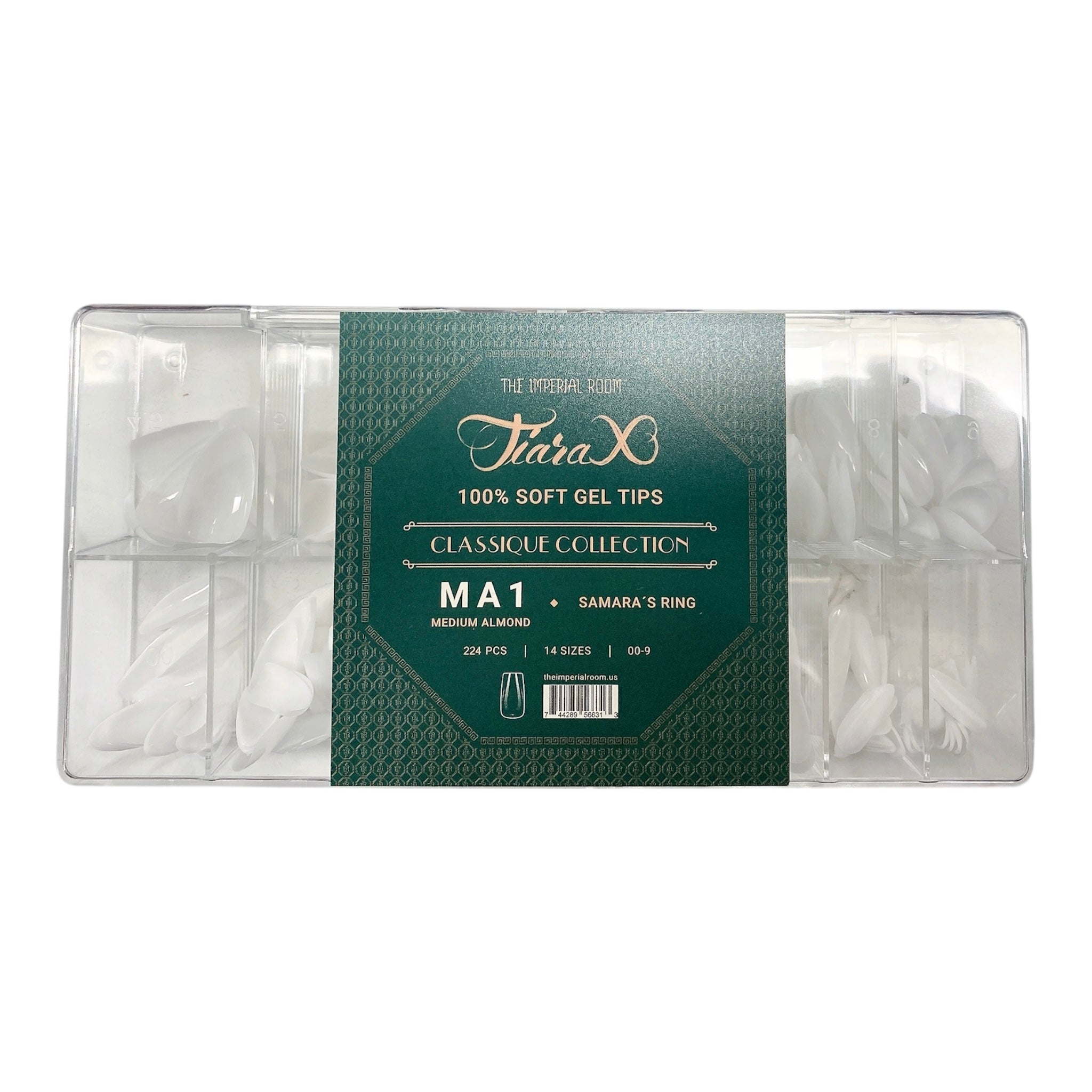 Tiara X - MEDIUM ALMOND Nail Tips - Samara's Ring MA1 - 224pcs – Oz ...