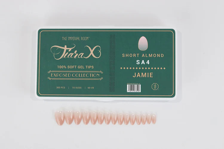 Tiara Rollo Almond Tiara X - SHORT ALMOND Nail Tips - SA4 Jamie - 300pcs – Oz Nails ...