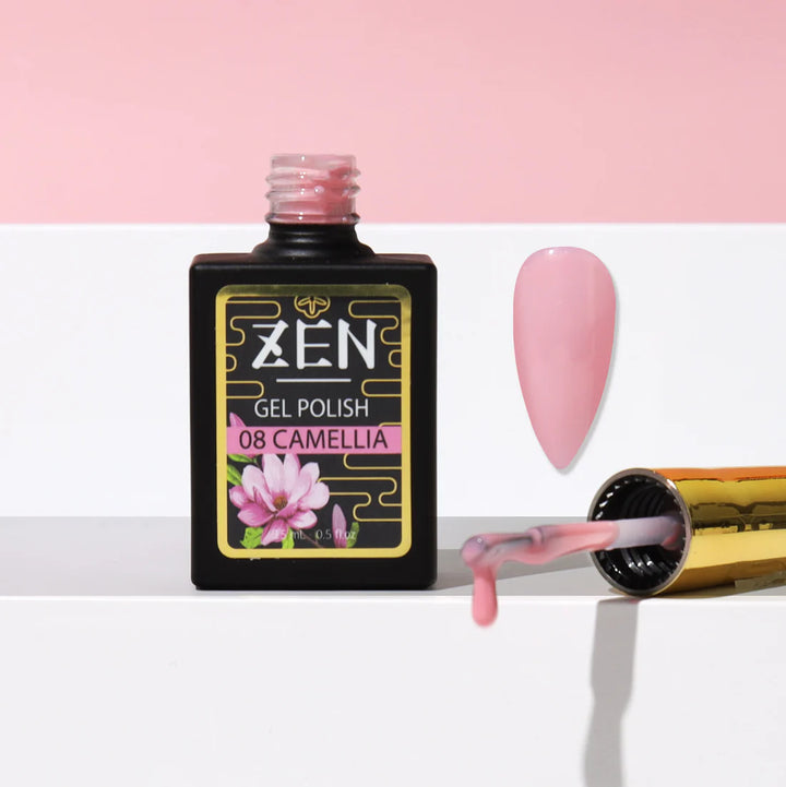 ZEN | Milky Gel Polish Japanese Garden Collection #08 Camellia