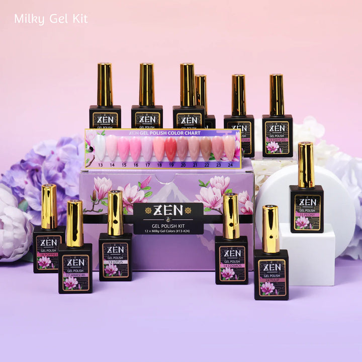 ZEN | Milky Gel Polish Winter Garden Collection #13-#24