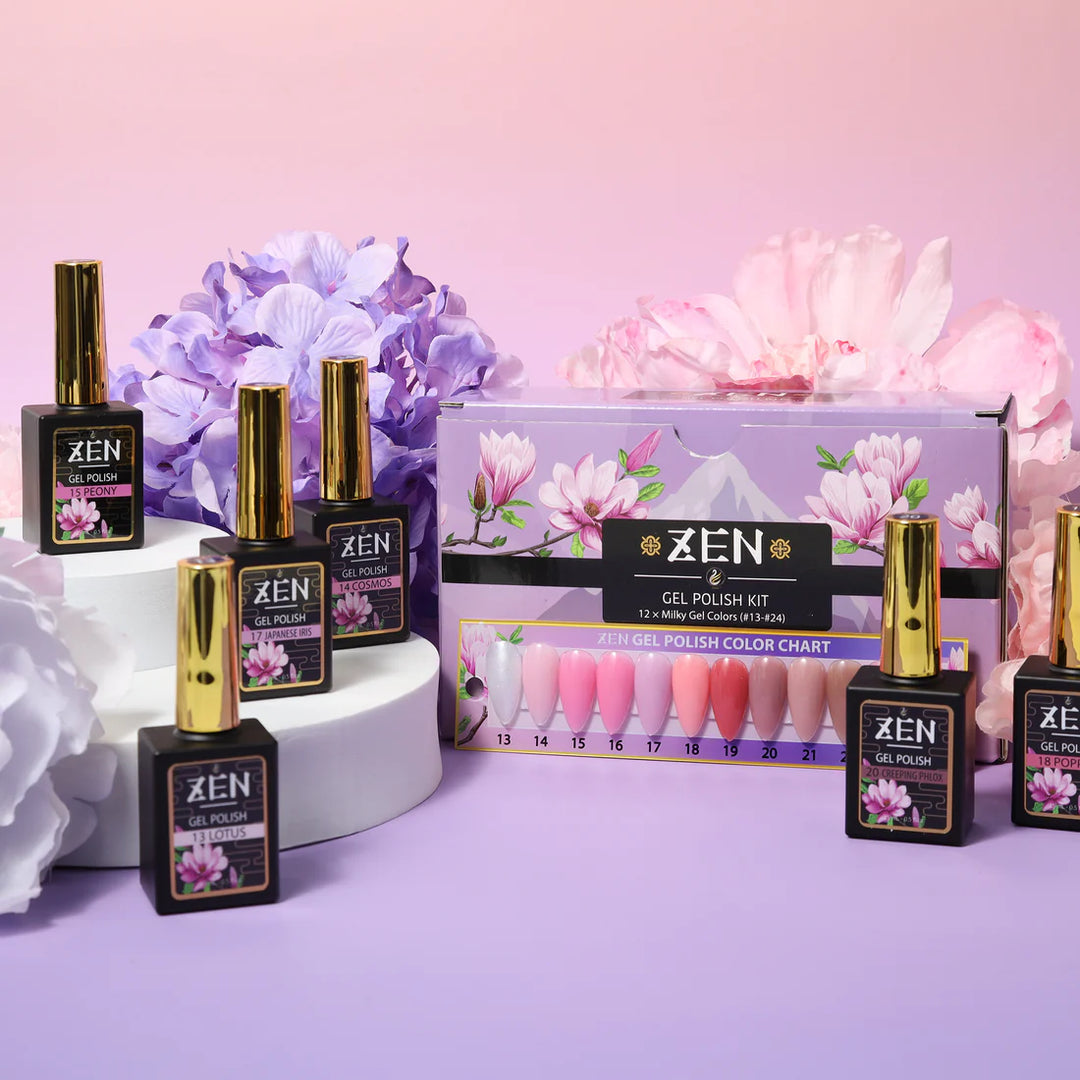 ZEN | Milky Gel Polish Winter Garden Collection #13-#24