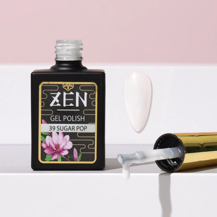 ZEN | Milky Gel Polish Sakura Glimmer Collection #39 Sugar Pop
