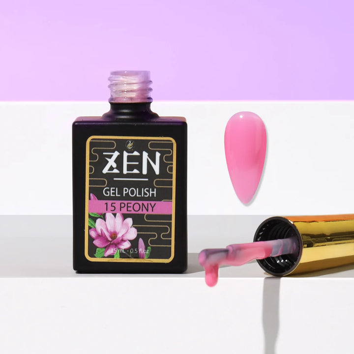 ZEN | Milky Gel Polish Winter Garden Collection #15 Peony