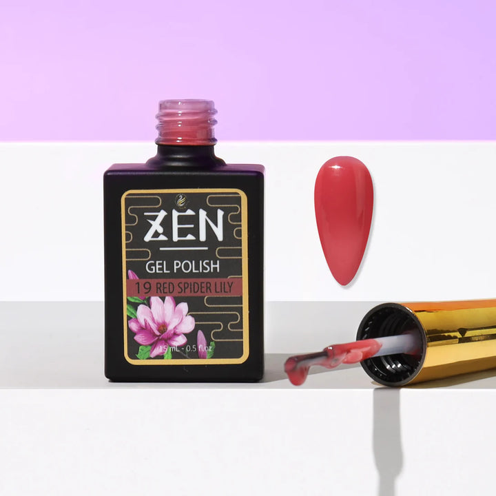 ZEN | Milky Gel Polish Winter Garden Collection #19 Red Spider Lily