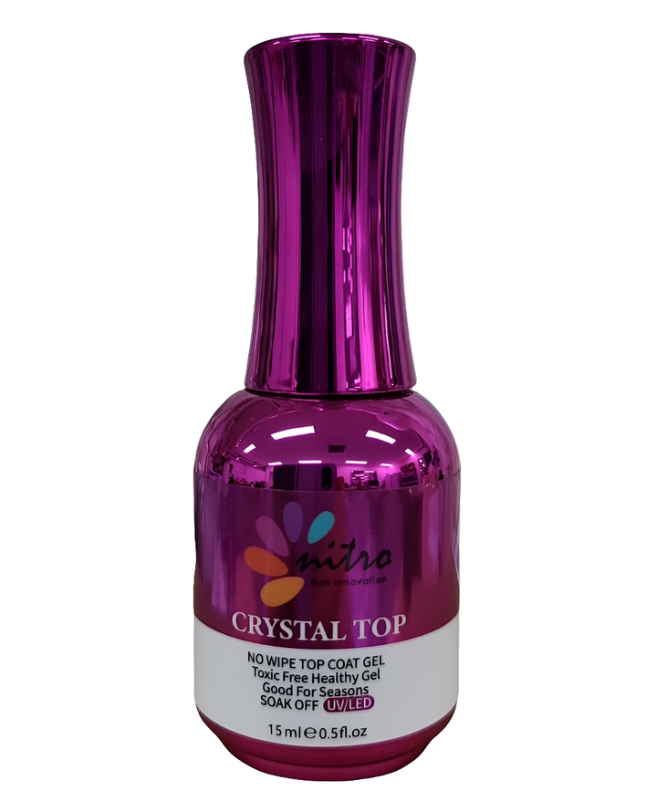 Nitro Nail Innovations CRYSTAL TOP - Refill Kit (10oz)