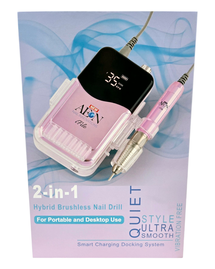 AEON 2-IN-1 HYBRID BRUSHLESS PORTABLE NAIL DRILL MACHINE (iFile)