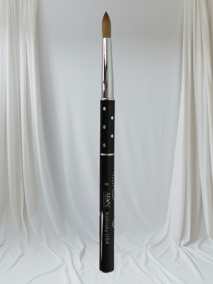AEON Acrylic Kolinsky USA Nail Brush (Black)