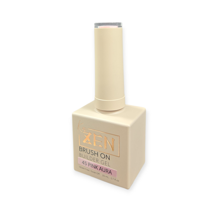 KAZEN | BRUSH ON BUILDER GEL NO.45 Pink Aura