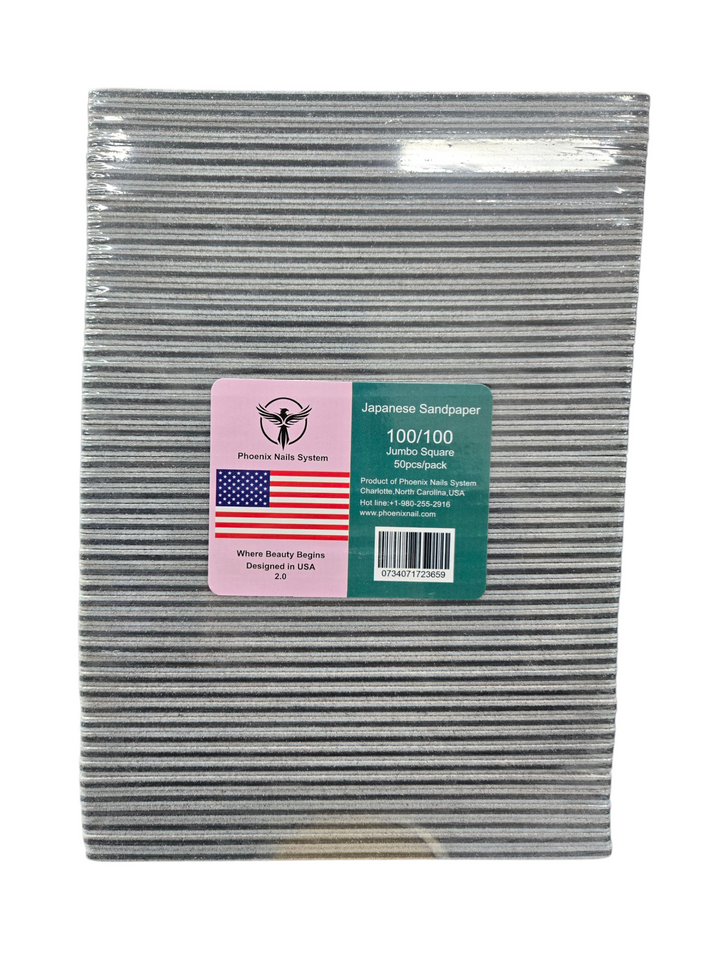 PHOENIX JAPANESE SANDPAPER 100/100 2.0MM JUMBO 50PCS