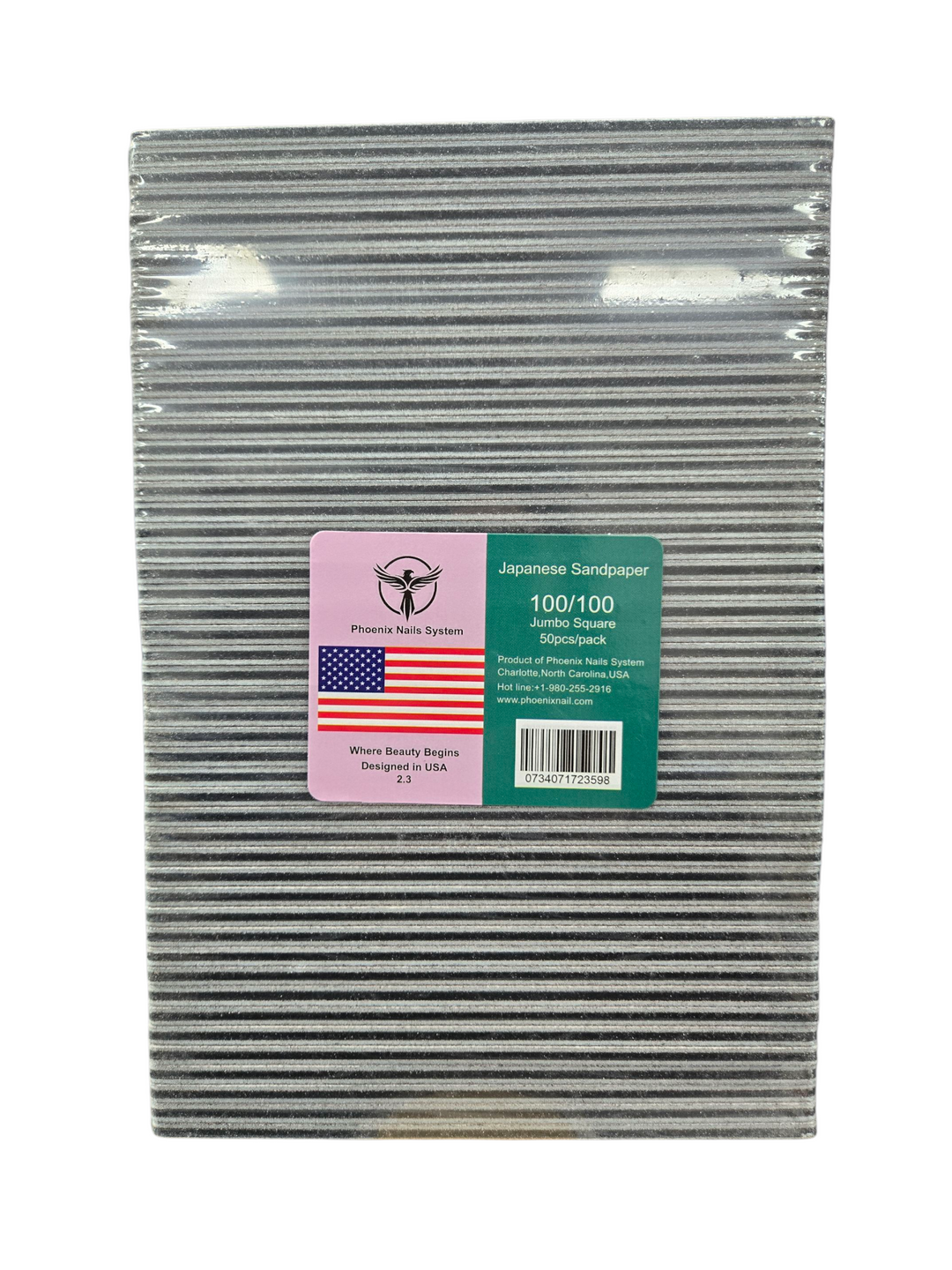 PHOENIX JAPANESE SANDPAPER 100/100 2.3MM JUMBO 50PCS