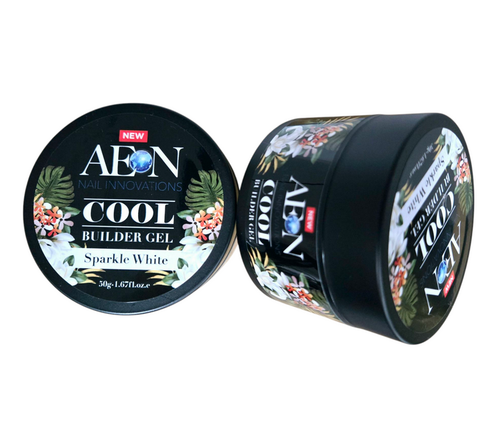 AEON JAR Cool Builder Gel 50g - Sparkle White