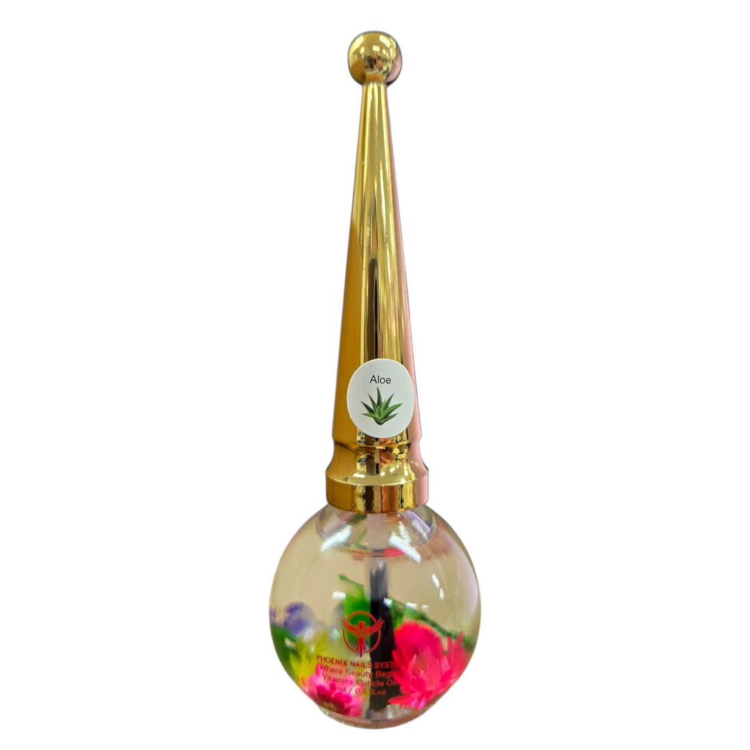 Phoenix Vitamins Cuticle Oil (Infused with real flower) - Bulk 18 x 0.5oz pack