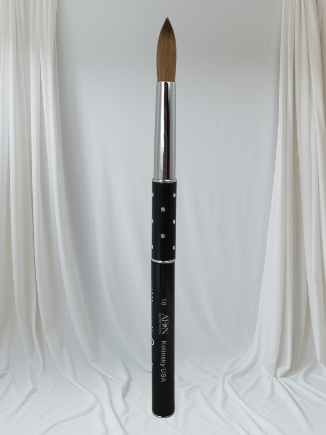 AEON Acrylic Kolinsky USA Nail Brush (Black)