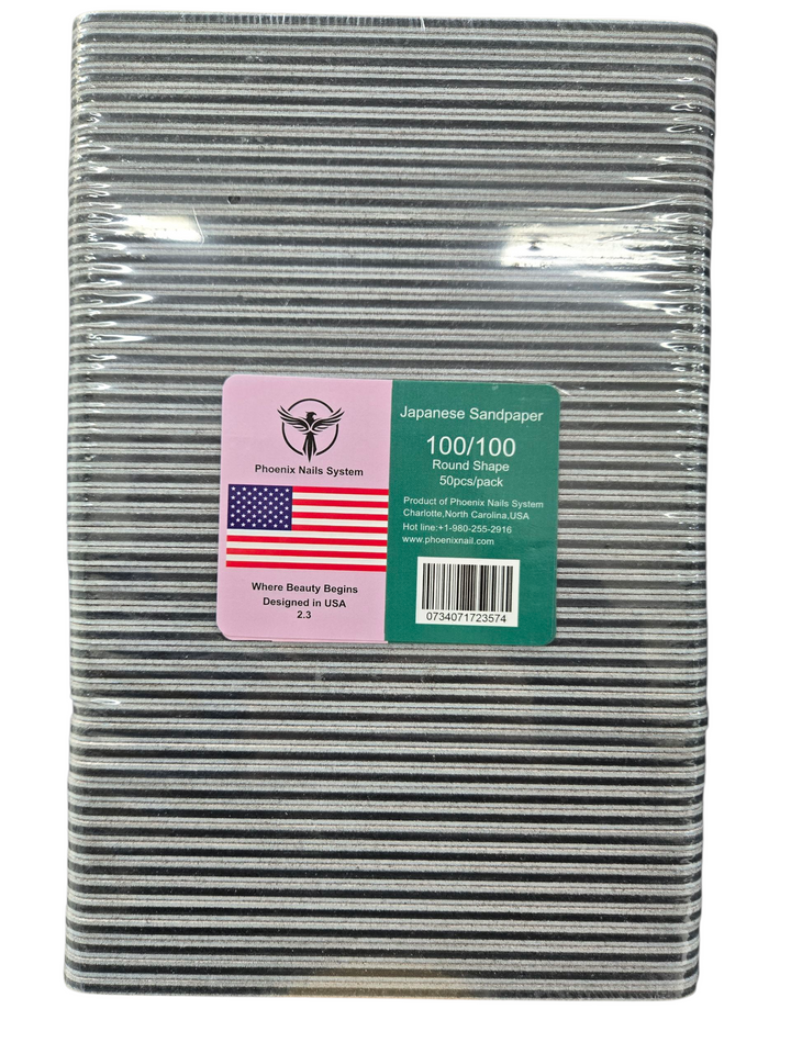 PHOENIX JAPANESE SANDPAPER 100/100 2.3MM SMALL 50PCS