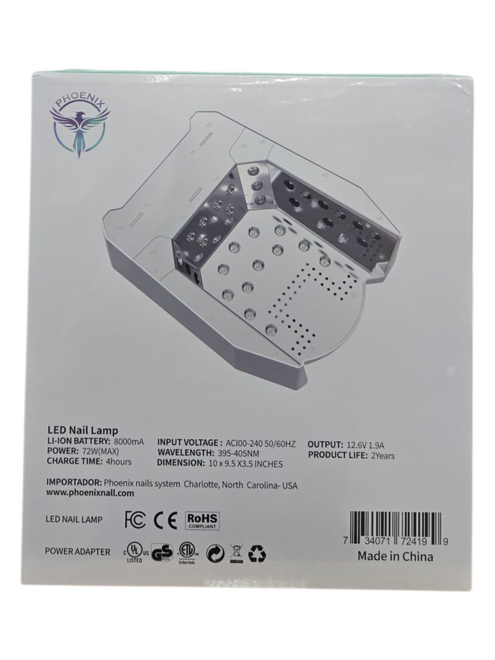 PHOENIX CUREX LED NAIL LAMP (72W)