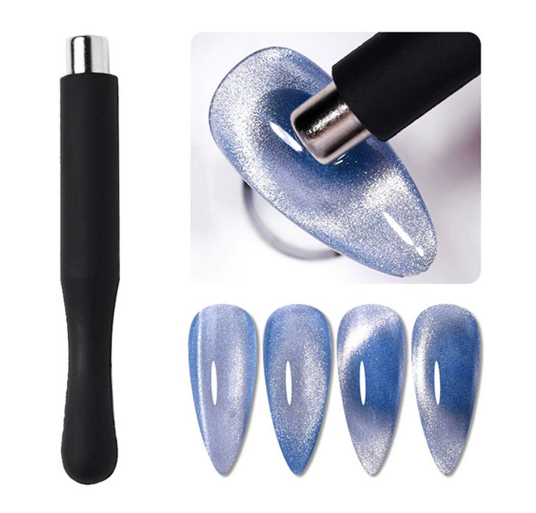 Round Rubber Grip Magnet for Cat Eye Gel Polish