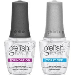 Gelish Dynamic Duo - Top It Off & Foundation Set - 15ml each