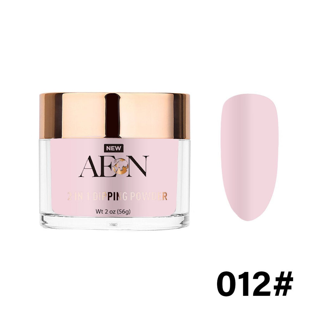 #012 - AEON Dipping Powder - Oh! Shiny Peony 2oz - Oz Nails & Beauty Supply