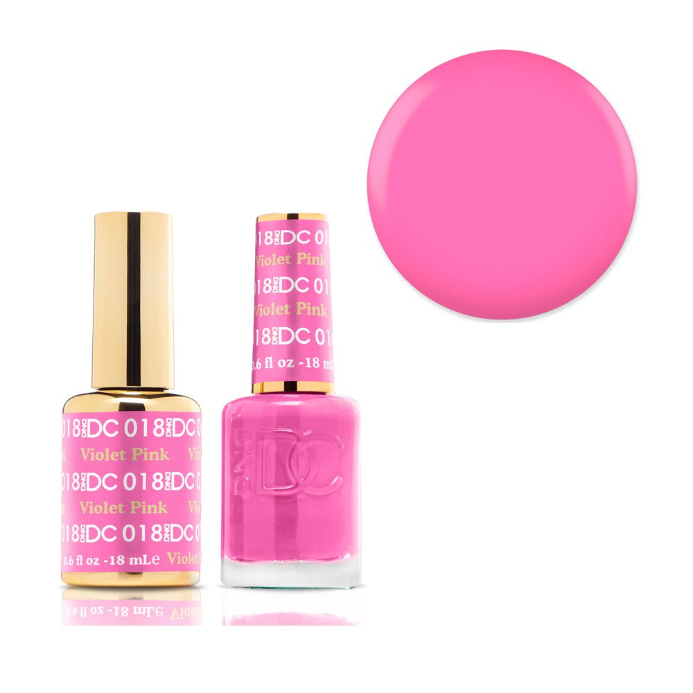 #018 DND DC Violet Pink - Oz Nails & Beauty Supply